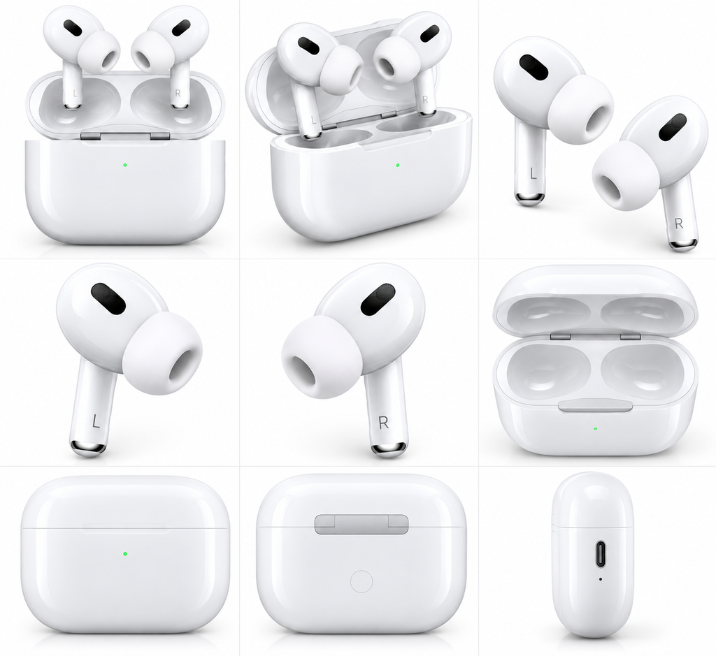 AP White Premium Wireless Bluetooth Earbuds